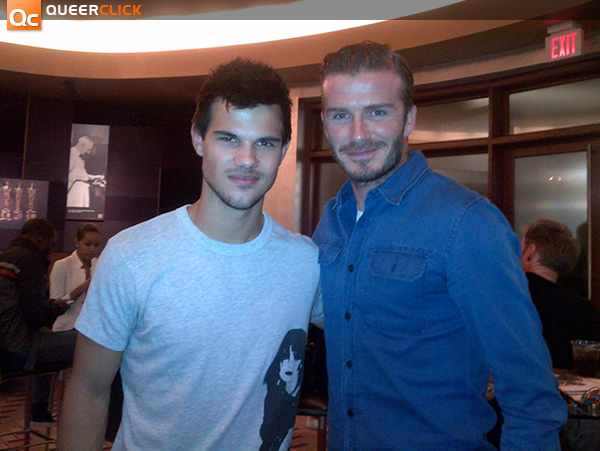 Porn Break: David Beckham & Taylor Lautner