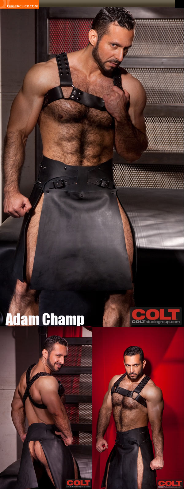 Adam Champ Leather Porn - COLT Studio Group: Adam Champ and Jessy Ares - Part 1 - QueerClick