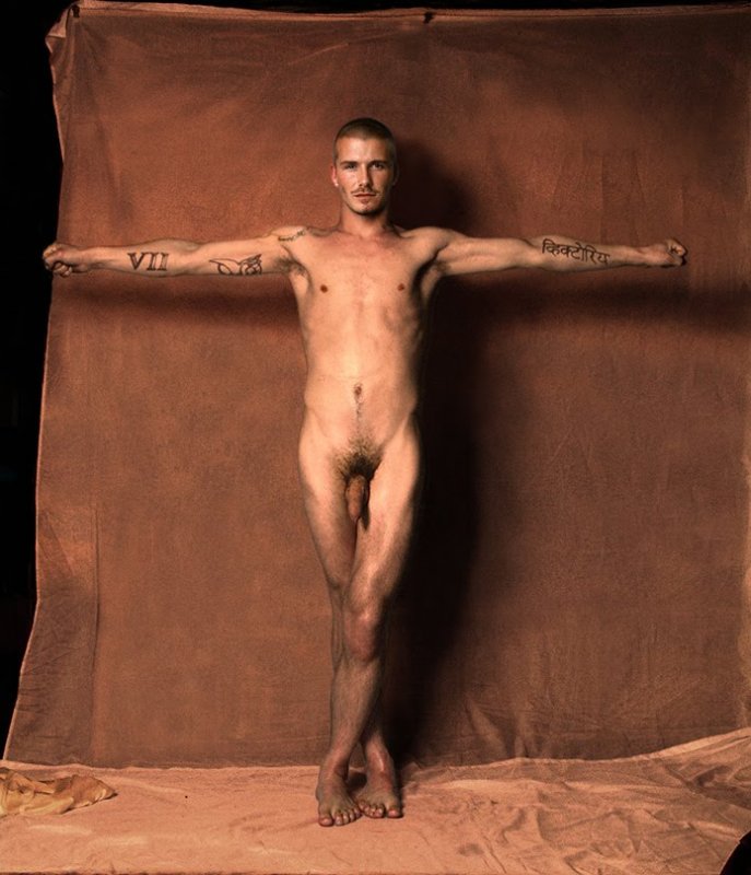 David Beckham Frontal Nude - QueerClick.