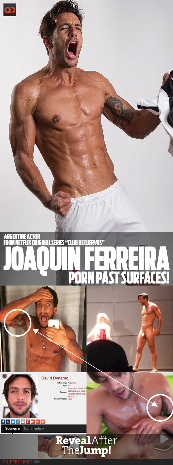 Joaquín Ferreira, Argentine Actor From Netflix Original Series “Club De Cuervos”, Porn Past Surfaces!