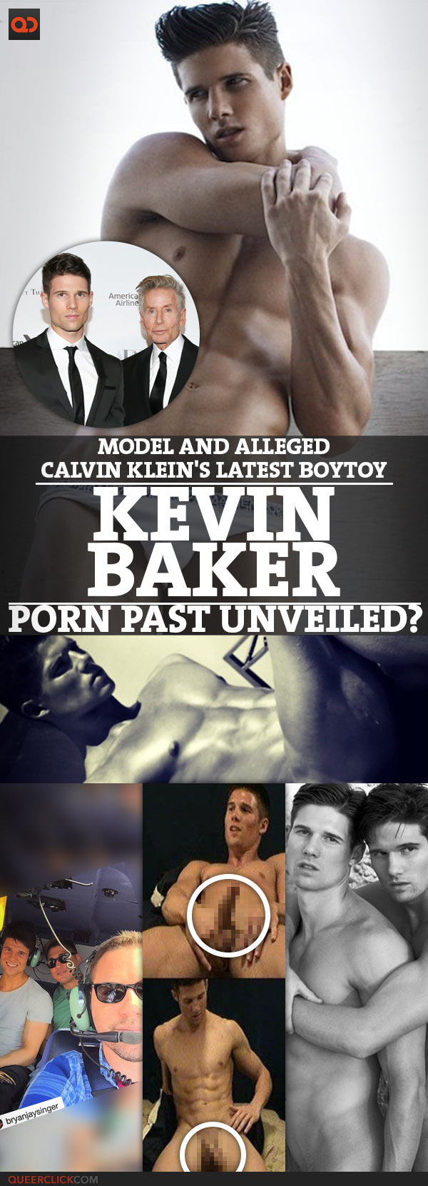Simon Baker Gay Porn - Kevin Baker, Model And Alleged Calvin Klein's Latest â€œBoyToyâ€, Porn Past  Unveiled? - QueerClick