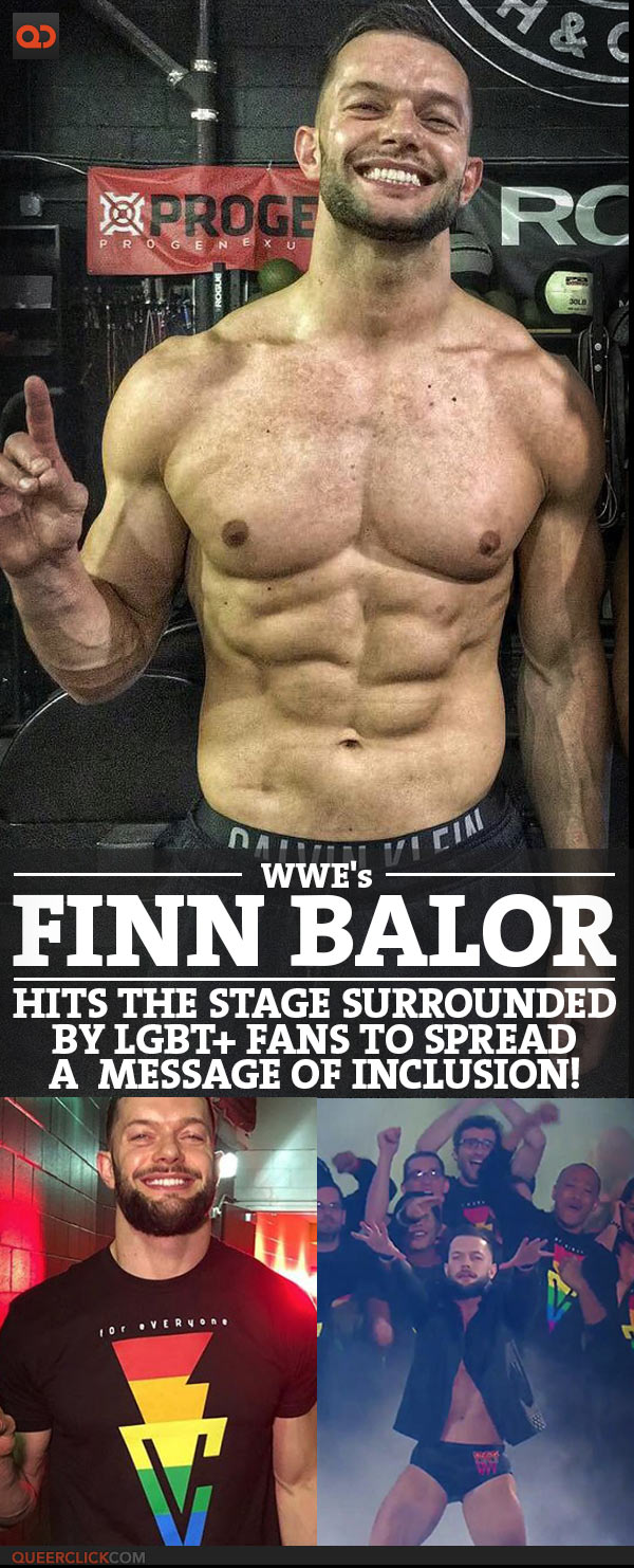 WWE's Finn Bàlor Hits The Stage Surrounded By LGBT+ Fans To Spread A Message Of Inclusion - Honest Effort Or Publicity Stunt?