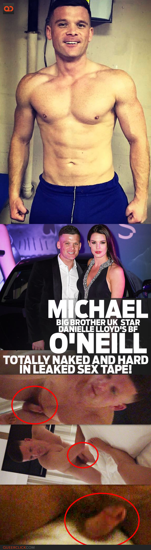 Big Brother Star Sex Tape - Michael O'Neill, Big Brother Star Danielle Lloyd's BF, Totally Naked And  Hard In Leaked Sex Tape! - QueerClick