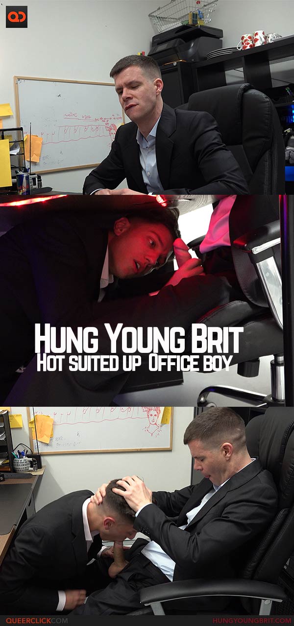 Hot Suited up Office Boy