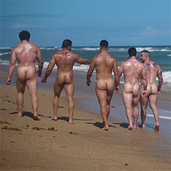 250px x 250px - The Guy Site: Muscle Men Nude Beach 2 - QueerClick