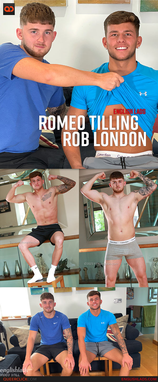 English Lads: Romeo Tilling and Rob London - Young Straight Best Mates Wank Each Other’s Uncut Cocks for the First Time