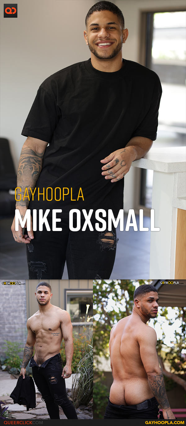 Gayhoopla: Mike Oxsmall - Uncut Amateur Bodybuilder Jerks His Fat Cock