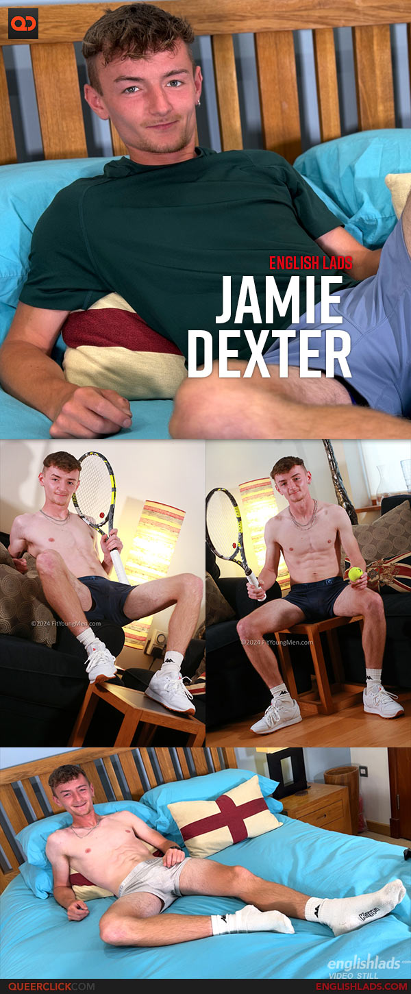 English Lads: Jamie Dexter - Young Slim Tennis Player’s First Manhandling