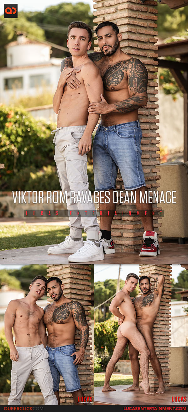 Lucas Entertainment: Viktor Rom Ravages Dean Menace - Mouth-Watering Man Meat