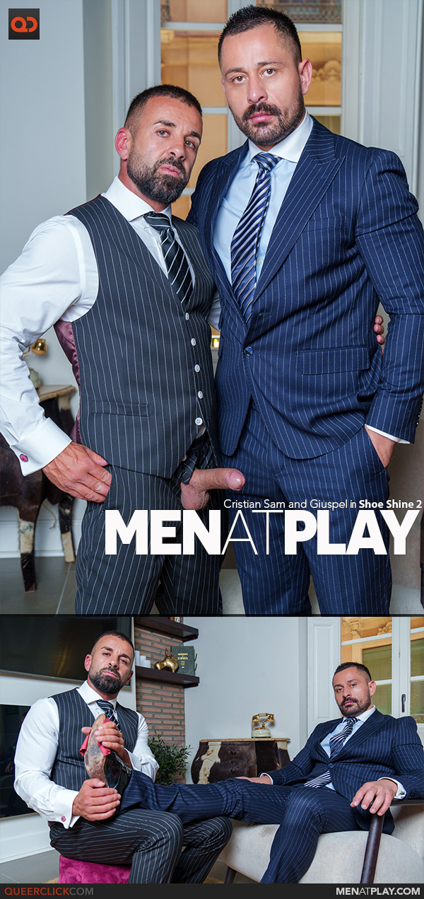 MenAtPlay: Cristian Sam and Giuspel in “Shoe Shine 2”