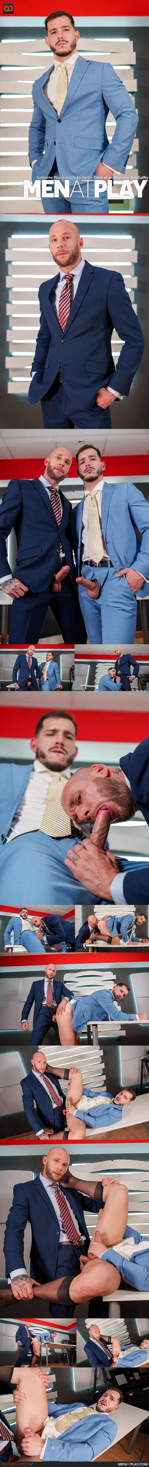 MenAtPlay: Guillaume Wayne and Ricky Hard in “Diary of an Attorney: Not Guilty”