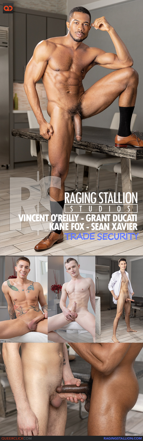 Raging Stallion: Vincent O'Reilly, Grant Ducati, Kane Fox and Sean Xavier in “Trade Show”