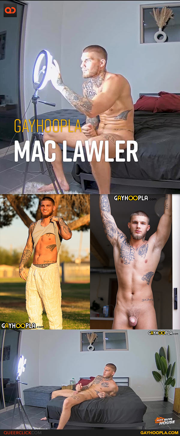 Gayhoopla: Mac Lawler - Blue-Eyed Bad Boy’s Sizzling Solo Session