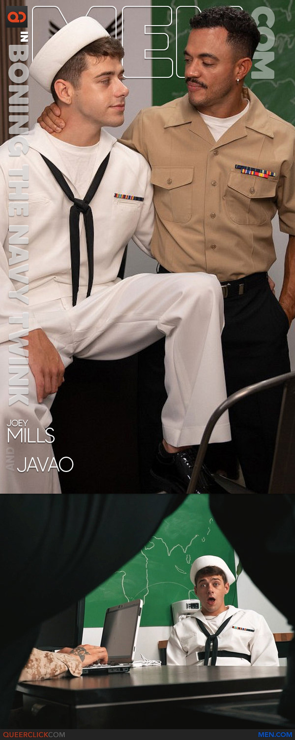 Men.com: Joey Mills and Javao - “Boning the Navy Twink”