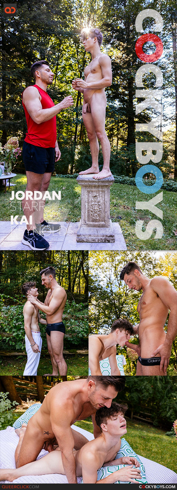 CockyBoys: Jordan Starr Fucks Kai Reynolds - “A Secret Place”