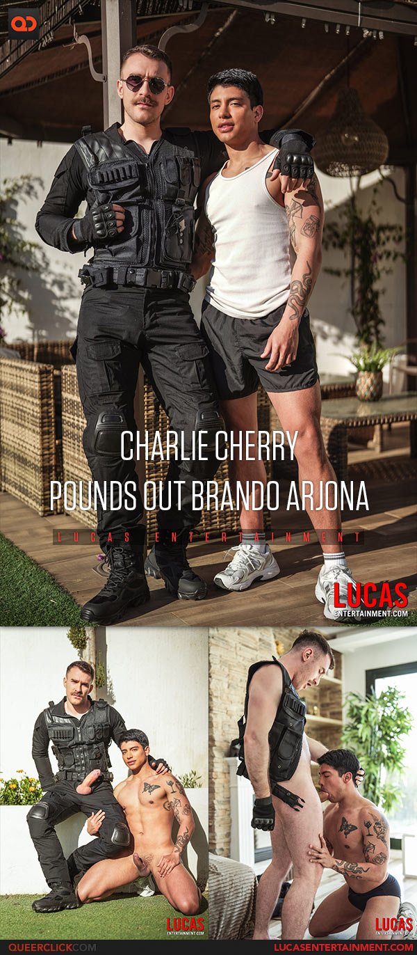 Lucas Entertainment: Charlie Cherry Fucks Brando Arjona - “House Husbands”