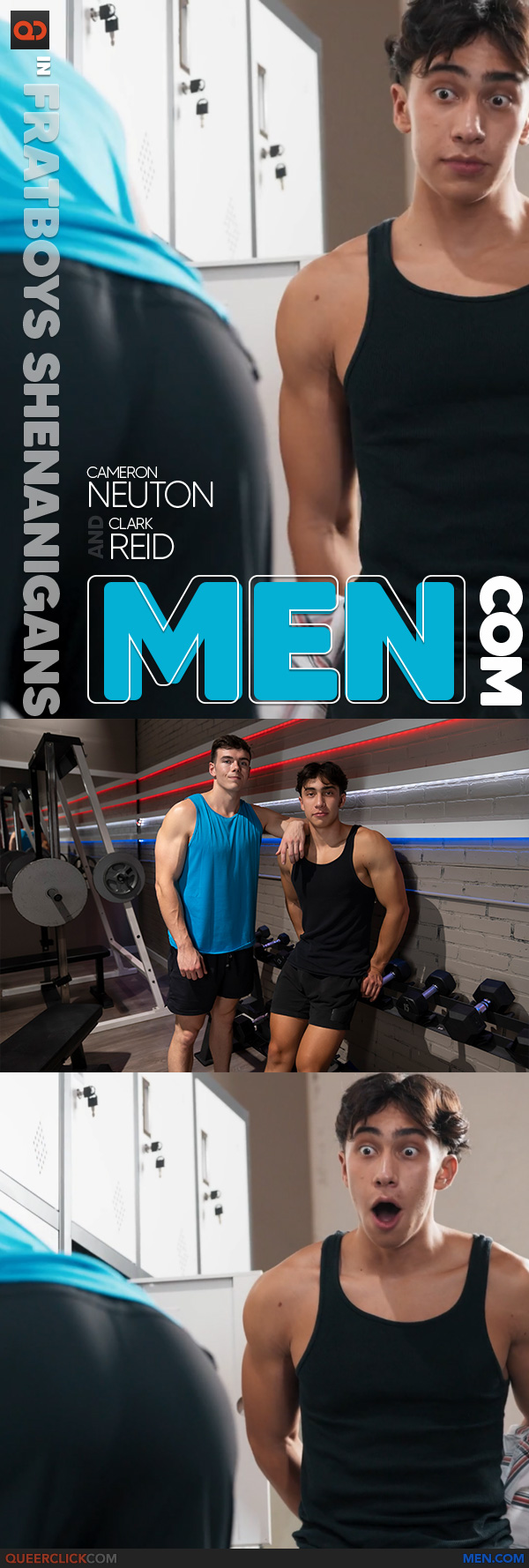 Men.com: Cameron Neuton and Clark Reid - “Fratboys Shenanigans” Part 3