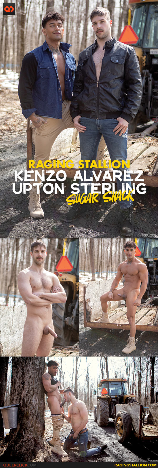 Raging Stallion Studios: Kenzo Alvarez Fucks Upton Sterling - “Sugar Shack”