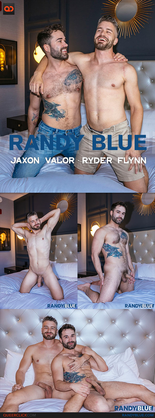 Randy Blue: Jaxon Valor and Ryder Flynn Flip Fuck